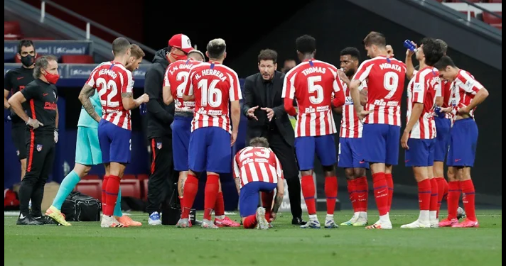 Mu ikipe ya Atletico Madrid hagaragaye mo abakinnyi banduye covid19