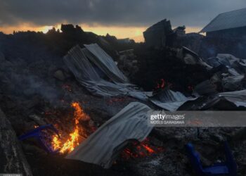 Nyiragongo: abanye-Congo bahungiye iRubavu mu Rwanda