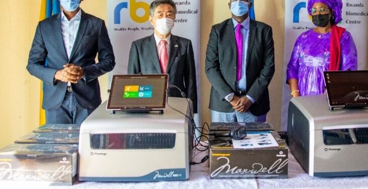 Japan donates Rwf 150m equipment COVID-19 testing to  Rwanda