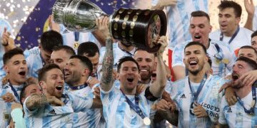 Argentine ya Lionel Messi yegukanye Copa América itsinze Brésil (Amafoto)