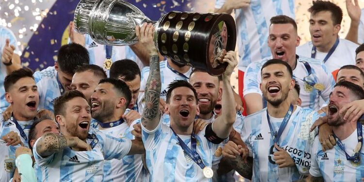 Argentine ya Lionel Messi yegukanye Copa América itsinze Brésil (Amafoto)