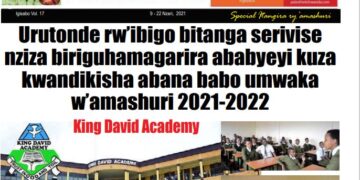 Ikinyamakuru Igisabo Vol ya 17 cyasohotse Special Itangira ry’amashuri 2021-2022