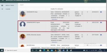 Abantu 322 bahamijwe gusambanya abana bashyizwe ku mugaragaro n’amafoto yabo…Abagore ni 7