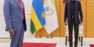 Perezida Kagame yakiriye Gen Muhoozi Kainerugaba