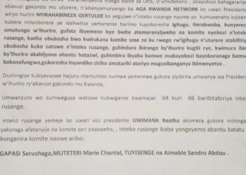 Madame Nyirahabineza Geretrude yirukanywe ku buyobozi bw’Urugaga rw’Abavuzi Gakondo “AGA Rwanda Network”