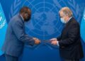 Ambasaderi Gatete yatanze impapuro zimwemerera guhagararira u Rwanda muri Loni
