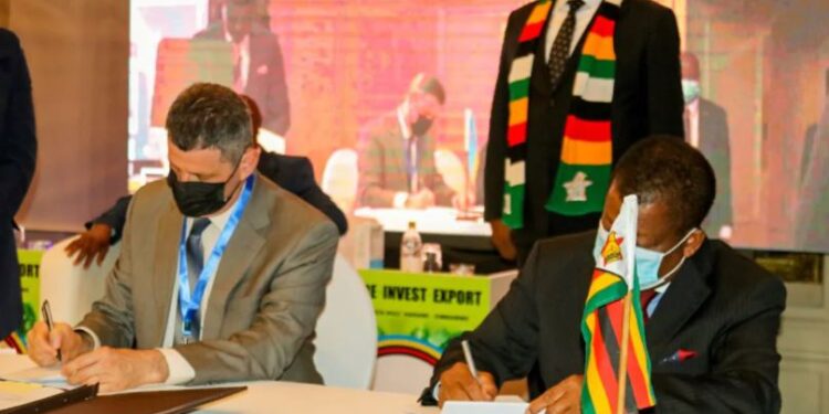 Perezida wa Zimbabwe Yatangije Inama Yahuje Abashoramari B’u Rwanda Na Zimbabwe