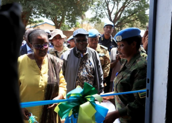 Santrafurika: Inzego z’u Rwanda zibungabunga amahoro zashimiwe iterambere zigeza ku baturage