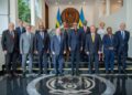 Perezida Kagame yakiriye itsinda ry’abagize Inteko Ishinga Amategeko ya Amerika