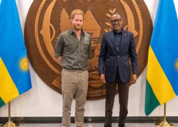 Prince Harry yakiriwe na Perezida Kagame