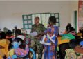 Santarafurika: Ingabo z’u Rwanda zahuguye abagore ku isuku n’isukura