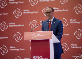 Perezida Kagame asanga kugiranira ibikorwa by’ubugiraneza hagati y’Abanyafurika ubwabo ari ukwihesha agaciro