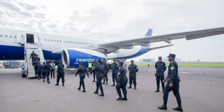 U Rwanda rwohereje  itsinda rya kane ry’abapolisi mu  butumwa bw’amahoro muri Centrafrique