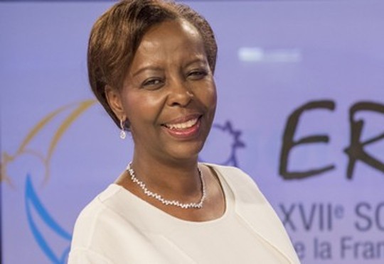 Louise Mushikiwabo yiyamamarije manda ya 2 ya OIF