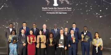 Perezida Kagame yitabiriye itangwa ry’ibihembo byitiriwe Emir wa Qatar