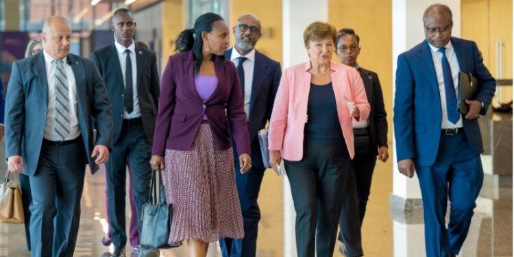 Kristalina Georgieva uyobora IMF ari mu Rwanda