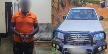 Rubavu : Umusore yafashwe ari gushakira umukiliya moteri y’imodoka yibiye Nyabugogo