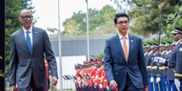 Perezida Kagame yakiriye Andry Rajoelina wa Madagascar