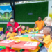 Madamu Jeannette Kagame na Agata Duda basuye  ECD yo muri village Urugwiro