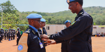 Abapolisi b’u Rwanda bari muri Centrafrique bashimiwe