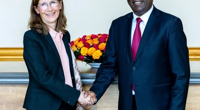 Minisitiri w’Intebe Dr. Ngirente yakiriye Madamu Heike Uta Dettmann, Ambasaderi w’Ubudage mu Rwanda