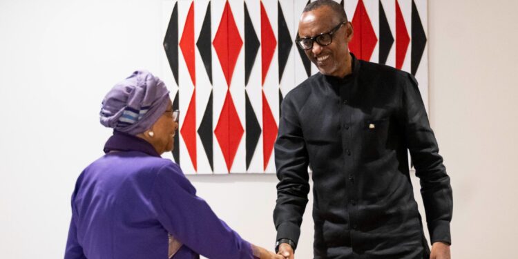 Perezida Kagame  yagiye muri Liberia