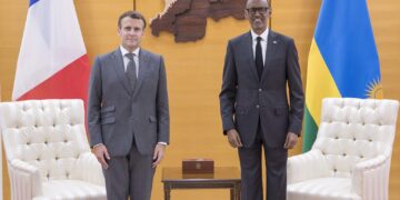 Perezida Kagame na Macron bagiranye ikiganiro kuri telefoni