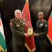 General Mubarakh Muganga yagiriye uruzinduko muri Jordan