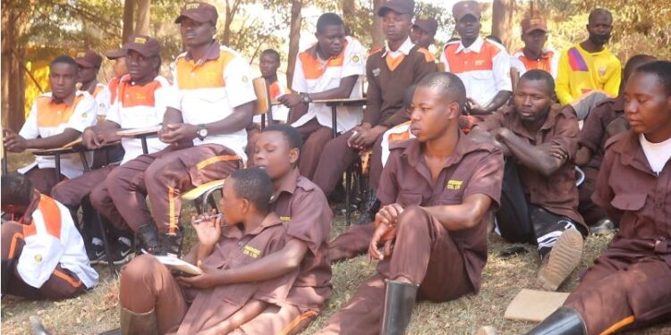 Abakozi n’abakiri mu myitozo y’akazi muri Highsec Company Ltd bahuguwe ku bigendanye n’amatora