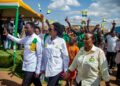 ‘Ndifuza kurandura burundu inzara mu Banyarwanda’-Dr Frank Habineza ubwo yiyamamazaga i Kamonyi