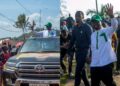Umukandida Dr Frank Habineza yakiranywe urugwiro mu Karere ka Gisagara na Ruhango