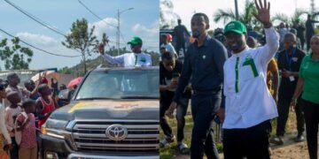 Umukandida Dr Frank Habineza yakiranywe urugwiro mu Karere ka Gisagara na Ruhango