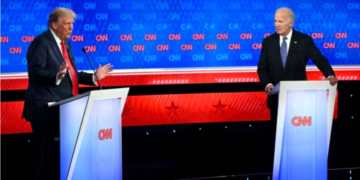Biden na Trump Bahuriye mu Kiganiro