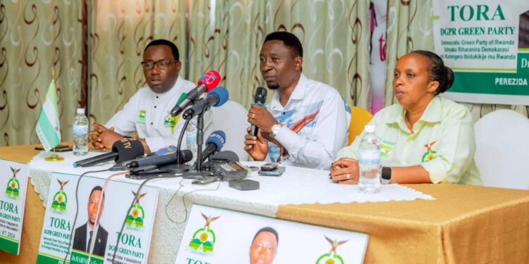 ‘Ntabwo twe dukorera mu kwaha kw’ishyaka riri ku butegetsi nk’uko bivugwa’-Ishyaka Green Party