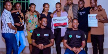 A youth founded an Anti- Mines club in Kigali