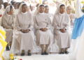 Ababikira b’Aba SMALDONES  bibarutse bagenzi babo batatu  amasezerano yabo yakirwa  na Antoine Cardinal Kambanda